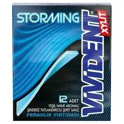 STORMING VIVIDENT 12 ADET  YESiL NANE AROMALI 33g