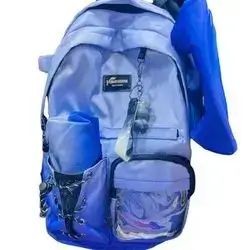 Jastminstar Shoulder Bag With Pencil case And Lunch Box Bag-Voilet
