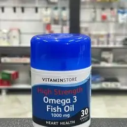 vitaminstore high strength omega3 fish oil 1000mg heart health 30capsules 1-a-day