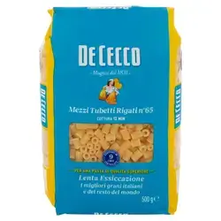 De Cecco No65 Mezzi Tubetti Rigati