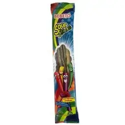 BEBETO Sour Sticks Mix fruit flavour soft candy 30g