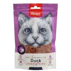 WANPY Cat Duck jerky strips Snack 80g