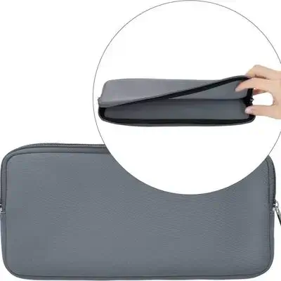 kwmobile Neoprene Case Compatible with Logitech K380 - Grey
