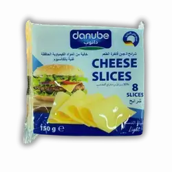 Danube Cheese Sliced Low Fat 150 gm