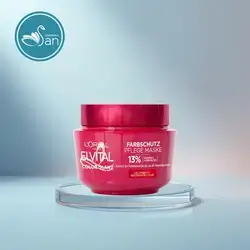 Loreal Elvital color glanz 13% vitamin cg+uvb+filter hair mask 300ml
