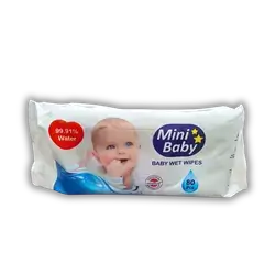 Kleenis Mini Baby Water, 80 count