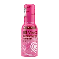 Strawberry Lubricant Gel Water Based 100ml _ Vinex