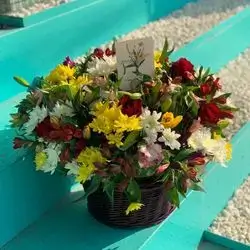 Mixed Flower Basket