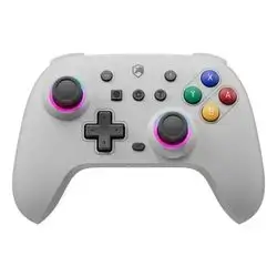 ECHTPower Switch Controller, Retro Color Wireless Switch Controller with Hall Joysticks/RGB/Macro/Turbo/Vibration, Controller Switch Pro,Compatible with Switch/OLED/PC/Adroid/iOS Grey