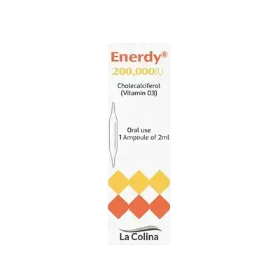 Enerdy Cholecalciferol (Vitamin D3) 200.000IU Oral Use 1 Ampoule 2ml _ La Colina
