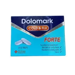 DOLOMARK COLD AND FLU FORTE ( BODY ACHE , RUNNY NOSE , BLOCKED NOSE, HEAD ACHE )