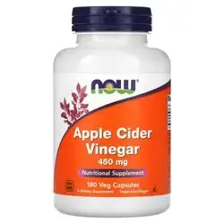 Apple Cider Vinegar, 450 mg, 180 Veg Capsules