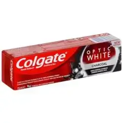 Colgate T/paste Optic/w Charcol75ml