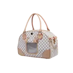 E158 Pet Carrier Bag Beige