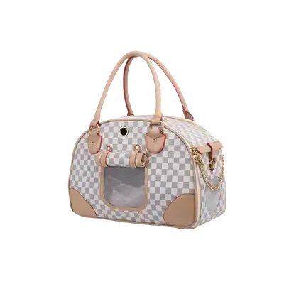 E158 Pet Carrier Bag Beige