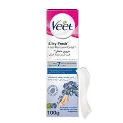 Veet Silky Fresh Hair Removal Cream Sensitive Skin 100g