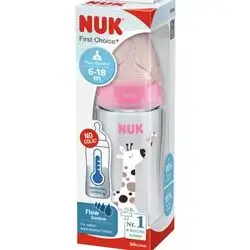 Nuk First Choice+ Baby Bottle 6-18m Silicone 300ml