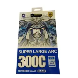 LITO 300C Super Large Arc Clear Tempered Glass Screen Protector (iPhone 15 ProMax)