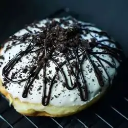 White Chocolate Custard Stuffed Donut
