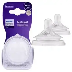 Avent Natural Response Teat Flow 2 0 Months+ 2 Pieces