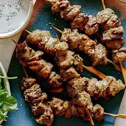 Mutton Meat Kebab Skewer