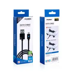 DOBE 3-meter USB Type-C data and charging cable for PS5, Xbox, Nintendo Switch, and phones.