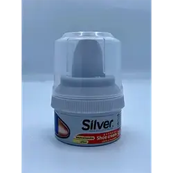 Silver Shoe Polish Round 50 ml