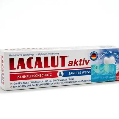 Lacalut activ gum protection & gentle whitening toothpaste 75ml