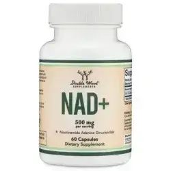 NAD+ Regenerator Celular 500mg, Double Wood Supplements, 60 capsule