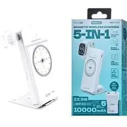 Power bank remax original magnetic and stand/ charging mobile and watch and airpods