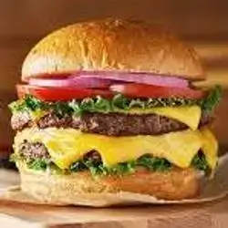 Double Chicken Cheese Burger