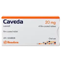 Caveda (Tadalafil 20mg) 4 Film Coated Tablets _ Hemofarm
