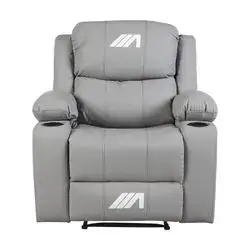 AG Ergonomic Reclining Gaming Sofa Chair with Lumbar Massage – Grey