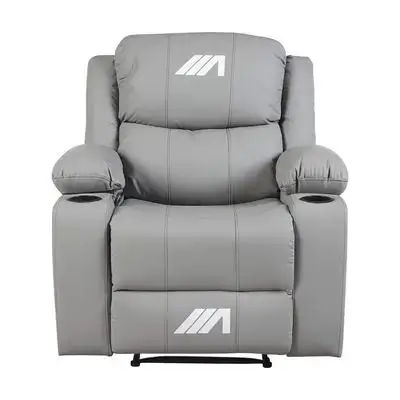 AG Ergonomic Reclining Gaming Sofa Chair with Lumbar Massage – Grey