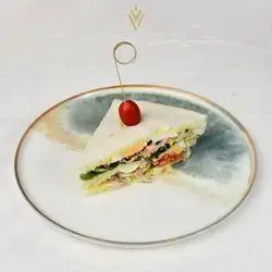Mortadella Club Sandwich