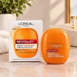 loreal Revitalift - Vitamin C Tinted Glow Daily Fluid SPF30