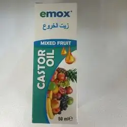 Emox caster oil mixed fruit زیت خروع