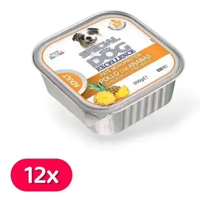 Special Dog Excellence Paté Monoprotein Chicken with Pineapple x12