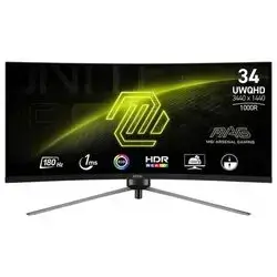 MSI MAG 345CQR 34" Curved Gaming Monitor – 180Hz, 1ms