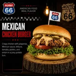 Mexican Chicken Burger