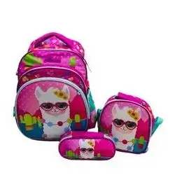 School Bag Tyer With Pencil Case And Lunch Box Bag