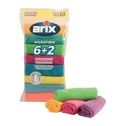 Arix 6+2 Microfiber Towels