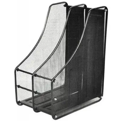 Metal Mesh File Organizer for Office (2 section )