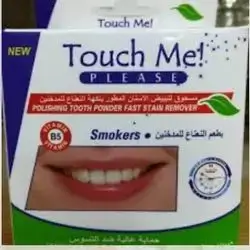 Touch Me Please Polishing Tooth Powder Fast Stain Remover Smokers