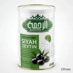 Rahma Whole Black Olives