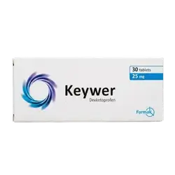 Keywer (Dexketoprofen 25mg) 30 Tablets _ Farmak