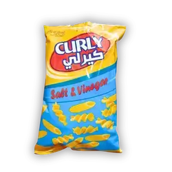 Curly gypsum, salt and vinegar, 75g