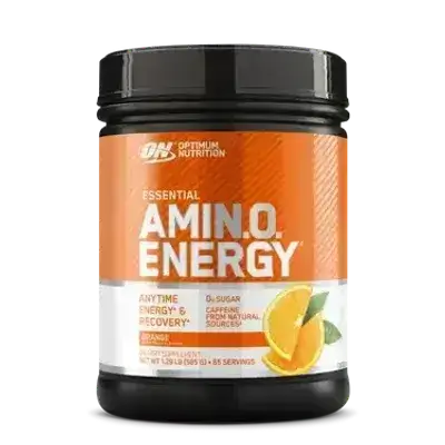 Essential AMIN.O. Energy Powder Orange Flavor- 585g (65 Servings)