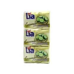 Lia Cucumber Beauty Soap 6x125g