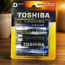 Toshiba Alkaline D-Cell Batteries (LR20)